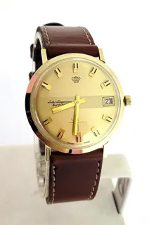 Jules Jürgensen 33.5mm Yellow gold Champagne