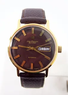 Jules Jürgensen 35mm base metal electroplated Brown