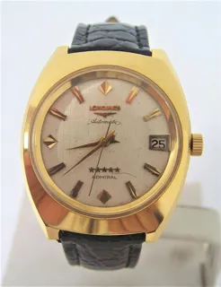 Longines 5 Star Admiral Yellow gold White