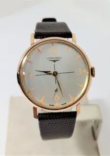 Longines 18k rose gold White