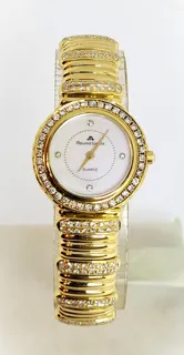 Maurice Lacroix Monaco 18k yellow gold White