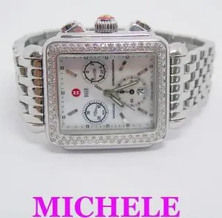 Michele Deco MV06A01 Stainless steel White