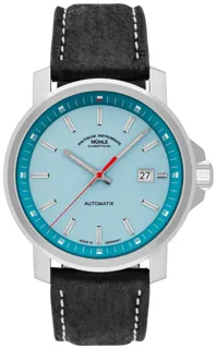 Mühle Glashütte 29er Big M1-25-39-LB Stainless steel Blue