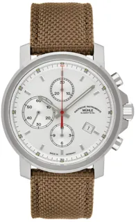 Mühle Glashütte 29er Chronograph M1-25-41-CB-III Stainless steel White