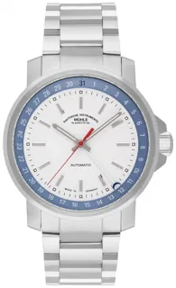 Mühle Glashütte 29er Zeigerdatum M1-25-32-MB Stainless steel White