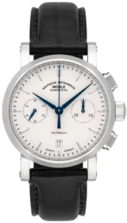 Mühle Glashütte Teutonia IV Chronograph M1-44-35-LB Stainless steel White