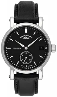 Mühle Glashütte Teutonia IV kleine Sekunde M1-44-43-LB Stainless steel Black