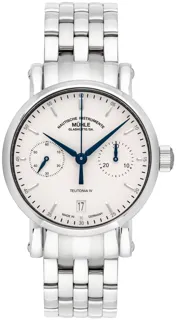 Mühle Glashütte Teutonia IV Chronograph M1-44-35-MB Stainless steel White