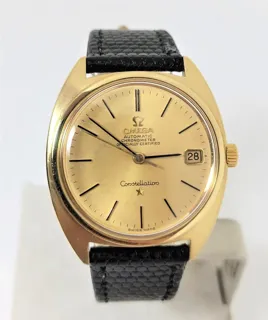 Omega Constellation Chronometer 168.017 35mm 18k yellow gold Golden