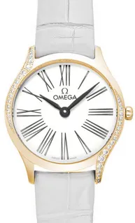 Omega De Ville Mini Tresor Quartz 428.58.26.60.04.001 Yellow gold White