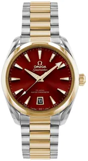 Omega Seamaster 220.20.38.20.10.002 Yellow gold and Stainless steel Red