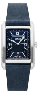 Oris Rectangular 01 561 7783 4065-07 5 19 17 25mm Stainless steel Blue