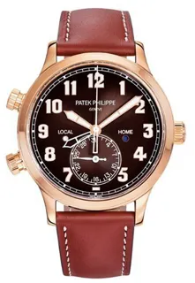 Patek Philippe Calatrava 5524R-001 Rose gold Brown