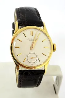 Patek Philippe Calatrava 96 18k yellow gold White