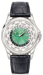 Patek Philippe World Time 5130P-015 Platinum Green