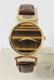 Piaget 9015 18k yellow gold Brown