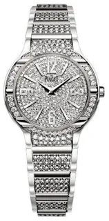 Piaget Polo 18k white gold diamond