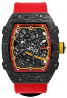 Richard Mille RM67-02 RM67-02 Alexander Zverev 38.5mm Ultra-light Carbon Quartz TPT Black