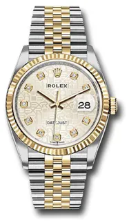 Rolex Datejust 126233SJDJ Stainless steel and 18k yellow gold Silver