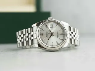 Rolex Datejust 36 116234 Stainless steel and 18k white gold Silver