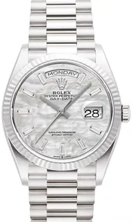 Rolex Day-Date 36 128239 18k white gold White