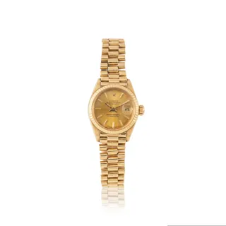 Rolex Lady-Datejust 6917/6900 18k yellow gold Champagne