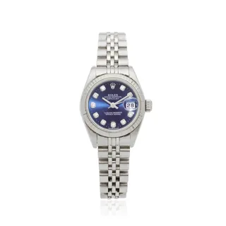 Rolex Lady-Datejust 79174 Stainless steel Blue