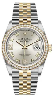 Rolex Oyster Perpetual "Datejust" 126283RBR SDR69J Stainless steel and 18k yellow gold Silver