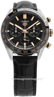 TAG Heuer Carrera CBN2A5A.FC6481 Ceramic and Yellow gold and Stainless steel Black