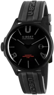 U-Boat Darkmoon 9545 Stainless steel Black