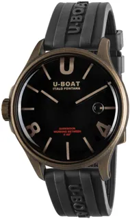 U-Boat Darkmoon 9548 Stainless steel Black