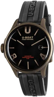 U-Boat Darkmoon 9549 Stainless steel Black