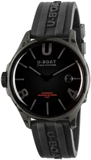 U-Boat Darkmoon 9552 Stainless steel Black