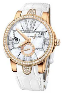 Ulysse Nardin Executive 18kt rose gold$diamond White