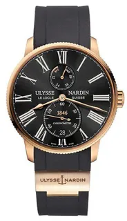 Ulysse Nardin Marine Chronometer 1182-310-3/42 Rose gold Black