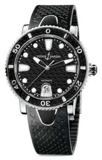 Ulysse Nardin Marine Stainless steel Black