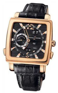 Ulysse Nardin Quadrato Rose gold Black