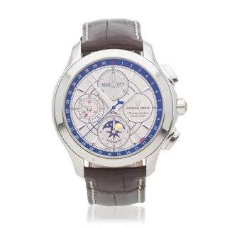 Universal Genève Okeanos 899.124 Stainless steel Blue and Silver