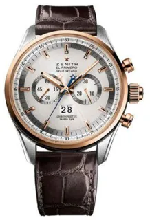 Zenith El Primero 51.2050.4026/01.C713 Rose gold and Stainless steel Silver