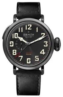 Zenith Pilot Montre D Aeronef Type 2 96.2430.693/21.C703 Titanium Black