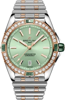 Breitling Chronomat U17356531L1U1 Stainless steel and Red gold Green