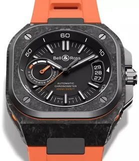 Bell & Ross BR-X5 Carbon Orange BRX5R-BO-TC/SRB Carbon fiber Black