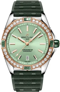 Breitling Super Chronomat U17356531L1S1 Stainless steel and Red gold Green