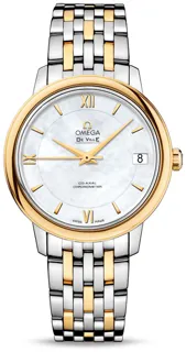 Omega De Ville Prestige 424.20.33.20.05.001 Yellow gold Mother of pearl