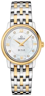 Omega De Ville 424.20.27.60.55.001 Yellow gold White