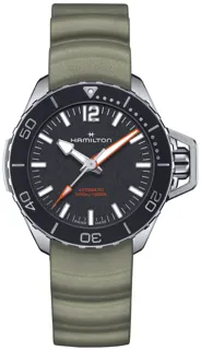 Hamilton Khaki Navy H77455331 Stainless steel Black