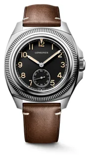 Longines Heritage L2.838.4.53.0 Stainless steel Black