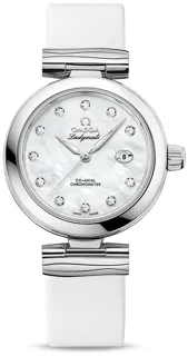 Omega De Ville 425.32.34.20.55.002 Stainless steel White