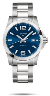 Longines Conquest L3.759.4.96.6 Stainless steel Blue