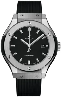 Hublot Classic Fusion 45, 42, 38, 33  582.NX.1170.RX Titanium Black